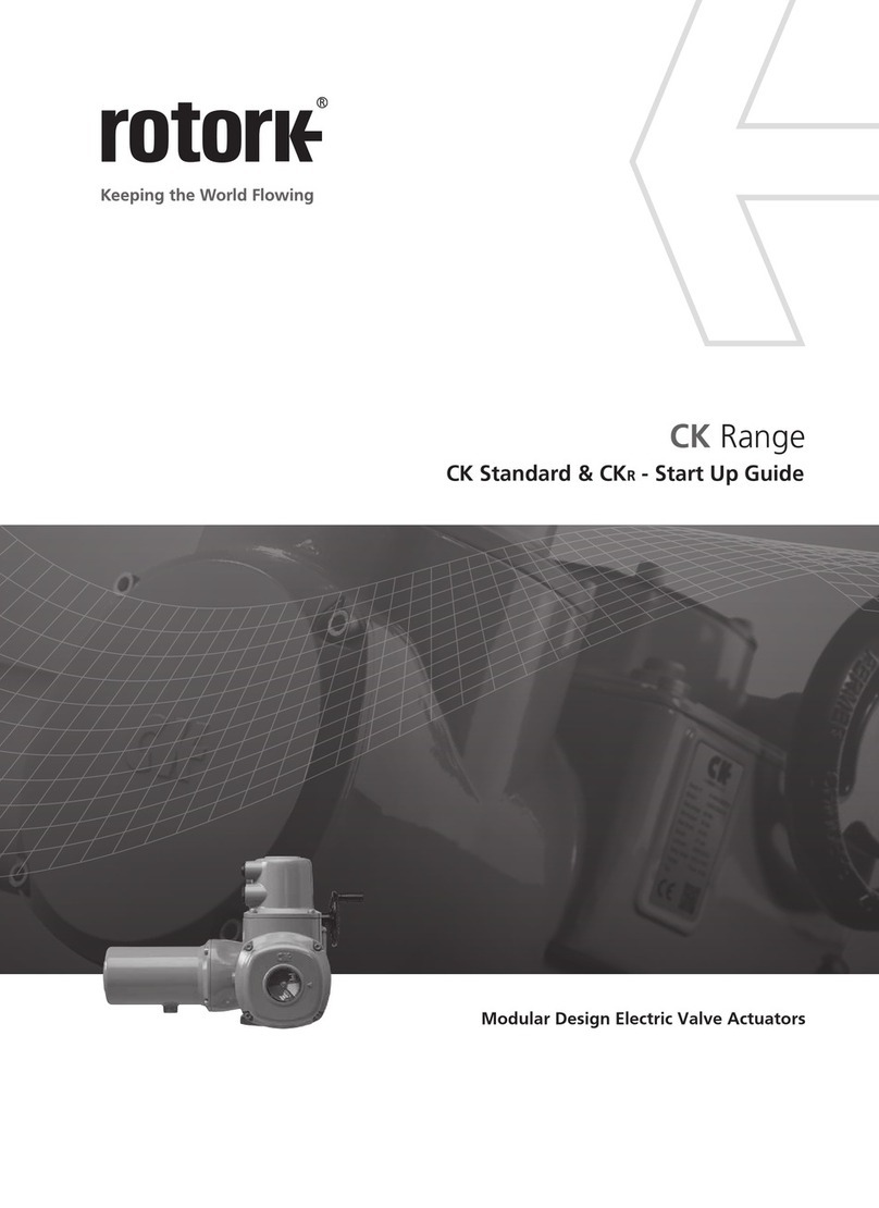 rotork CK Series Startup guide