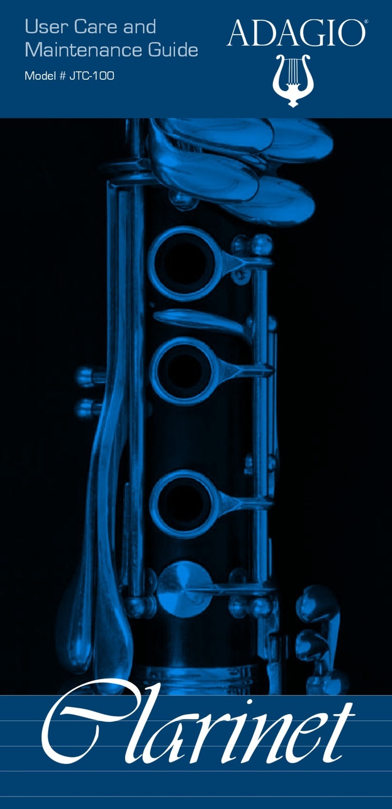 Adagio JTC-100 Maintenance manual