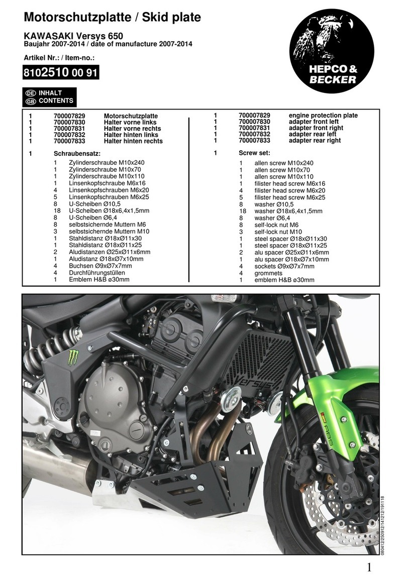 hepco & becker 8102510 00 91 User manual