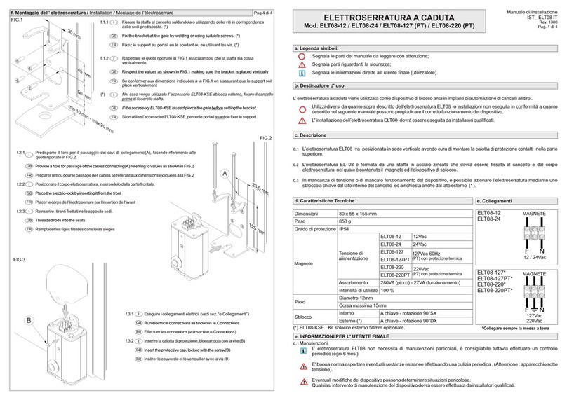 Erreka ELT08-12 installation manual