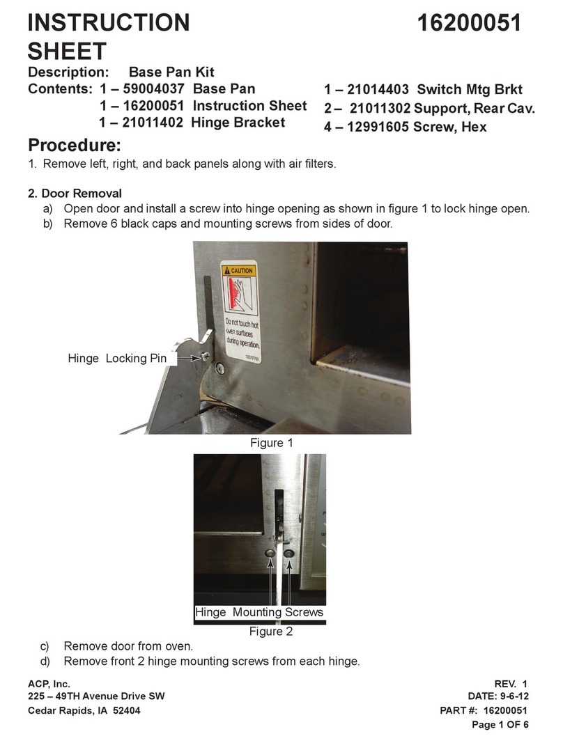 ACP AXP20 instruction sheet
