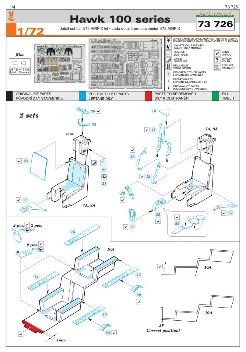 Eduard 73 726 User manual