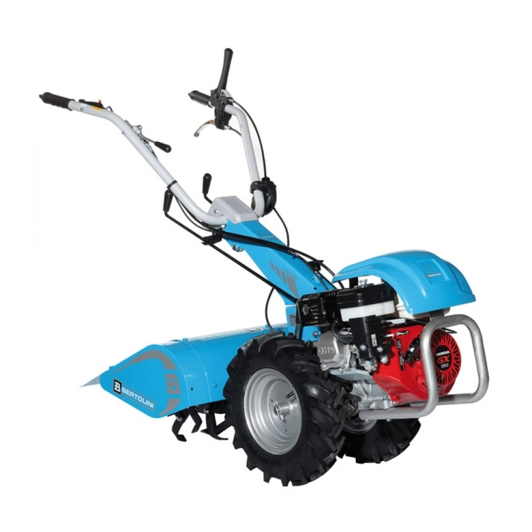 Bertolini 401 Use and maintenance