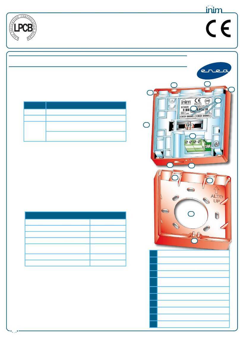 INIM enea EC0020 Series manual