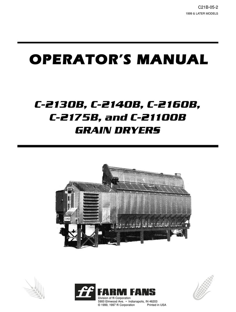 Farm Fans C-2130B owner's manual