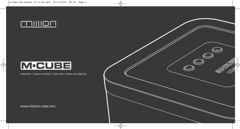 Mission M-Cube User manual