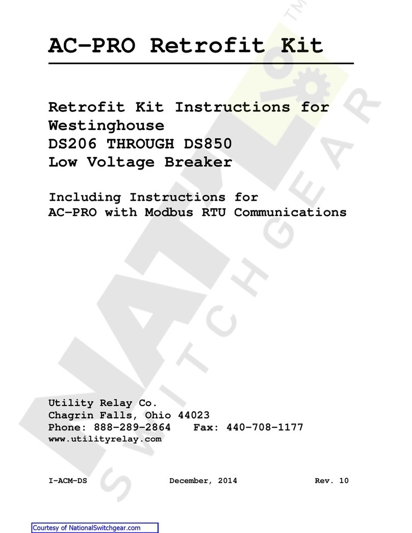 Utility Relay AC-PRO Retrofit Kit instructions Utility Relay AC-PRO Retrofit Kit instructions