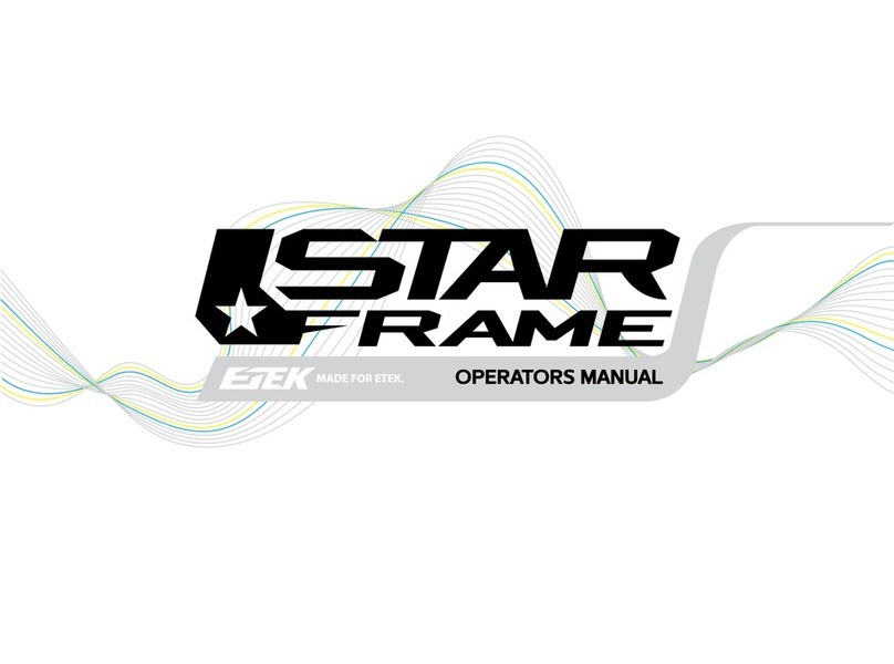 PLANET ECLIPSE Etek STAR Frame User manual