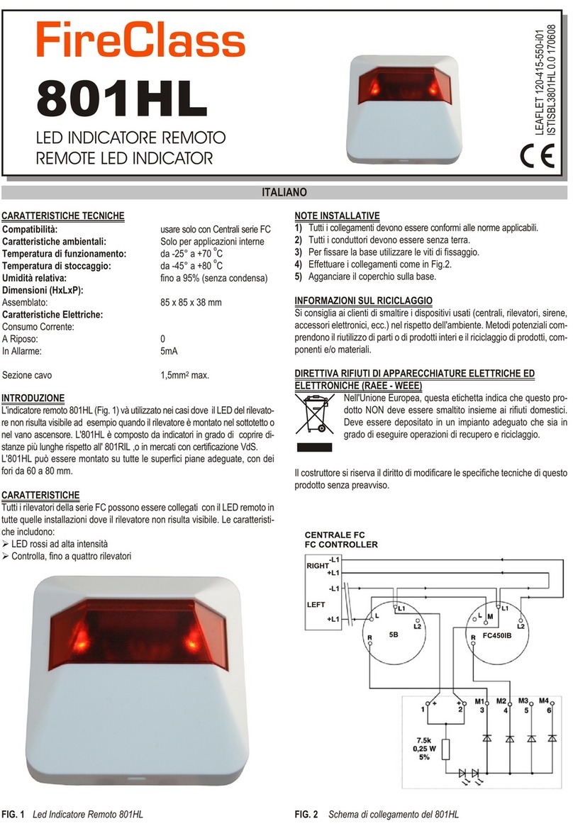 FireClass 801HL Leaflet
