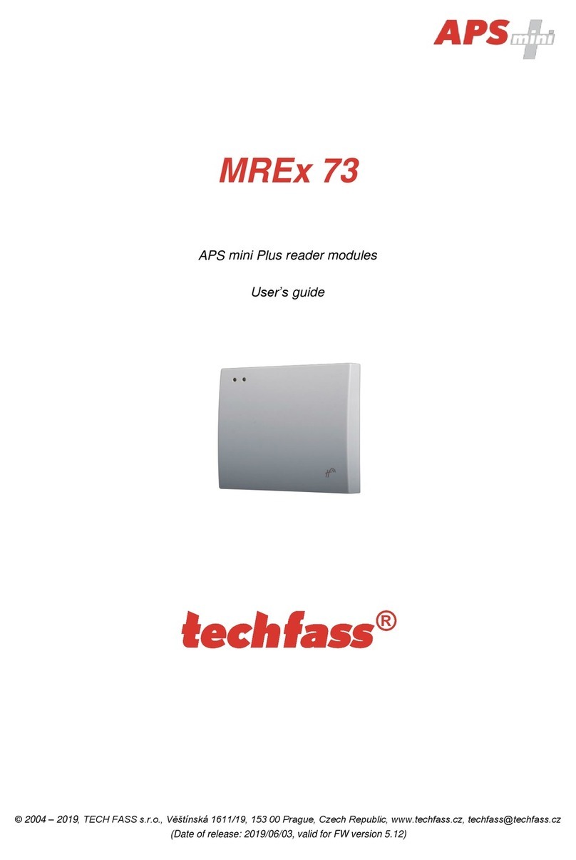 TECH FASS APS mini MRE 73 Series user guide