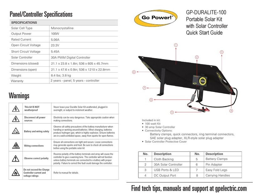 Go Power GP-DURALITE-100 User manual