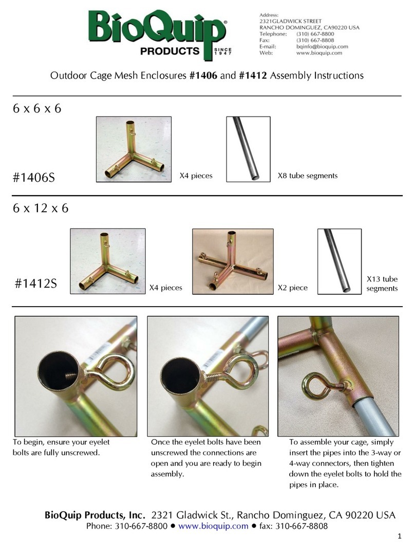 BioQuip 1406 Assembly instructions
