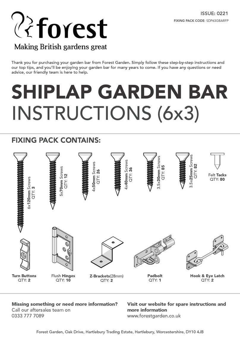 Forest SDP63GBARFP User manual Forest SDP63GBARFP User manual