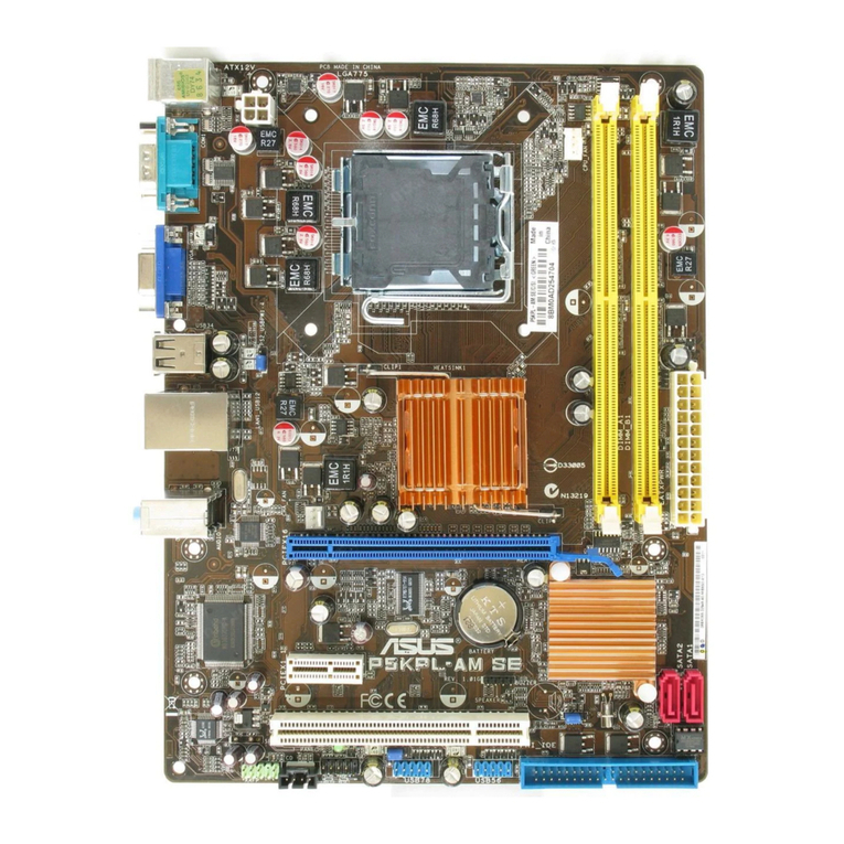 Asus P5KPL SE User manual Asus P5KPL SE User manual