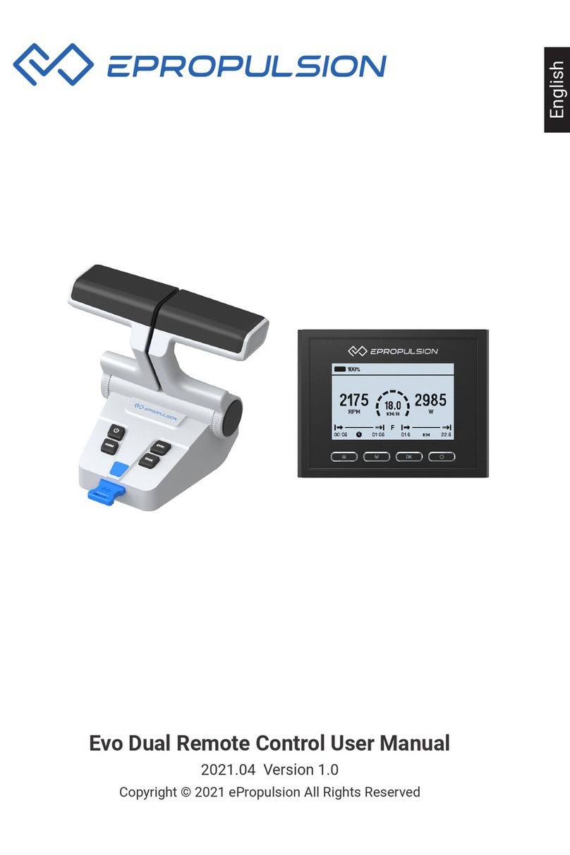 ePropulsion Evo Dual User manual
