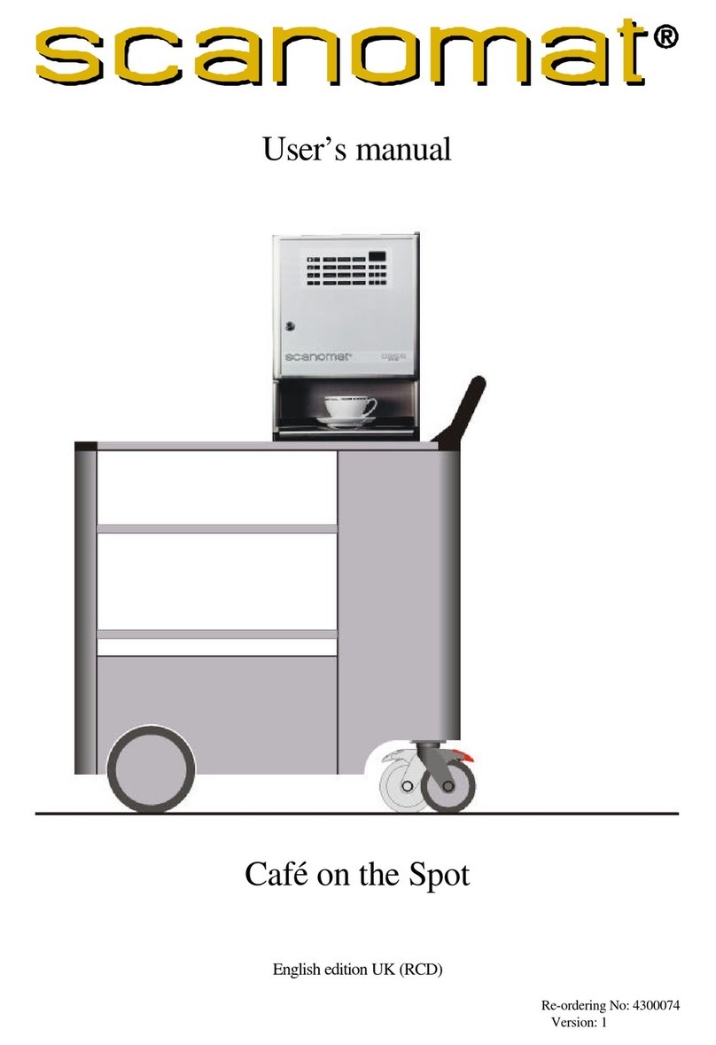 Scanomat TopBrewer User manual