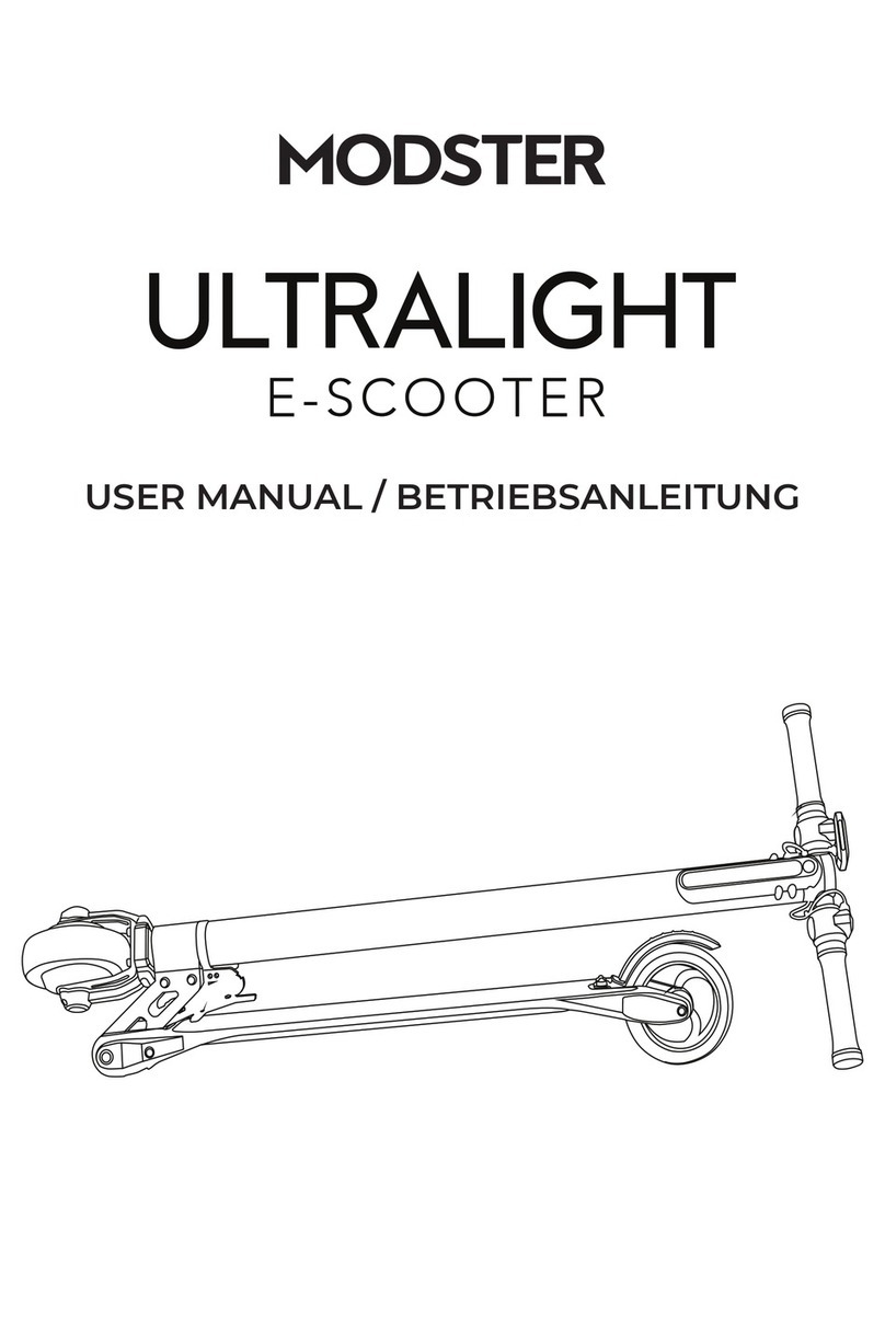 MODSTER ULTRALIGHT User manual