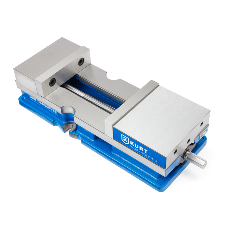 Kurt CROSSOVER ANGLOCK VISE DX8 Instruction Manual
