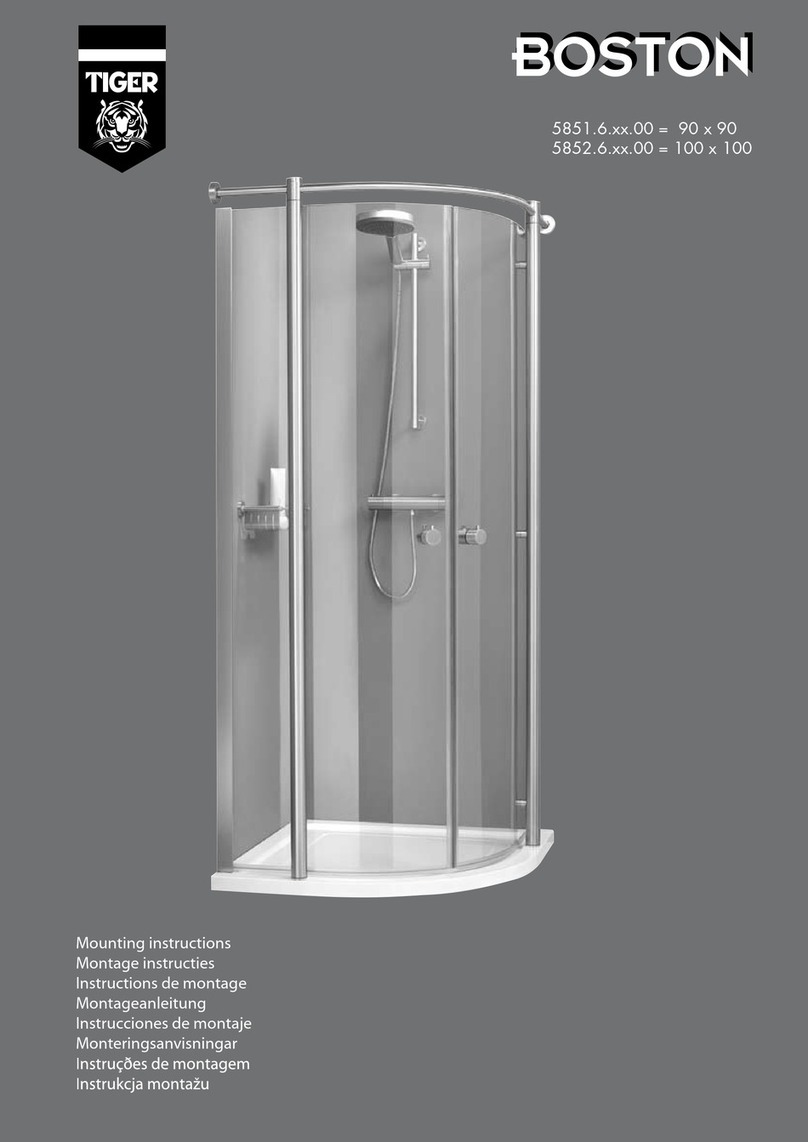 Tiger BOSTON 5851.6.00 Series Mounting instructions