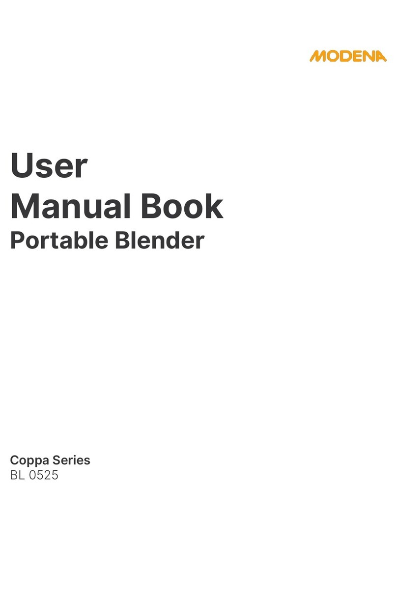 Modena Coppa Series Owner's manual