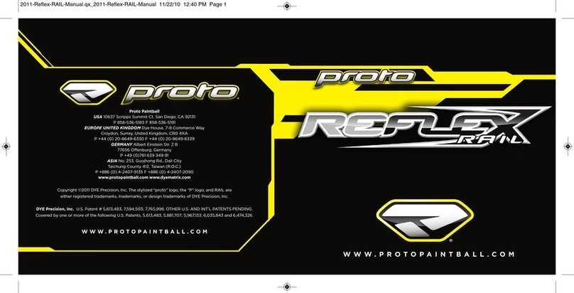 Proto REFLEX RAIL owner's manual