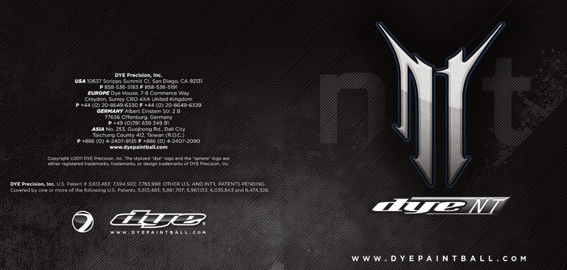 dye NT11 owner's manual