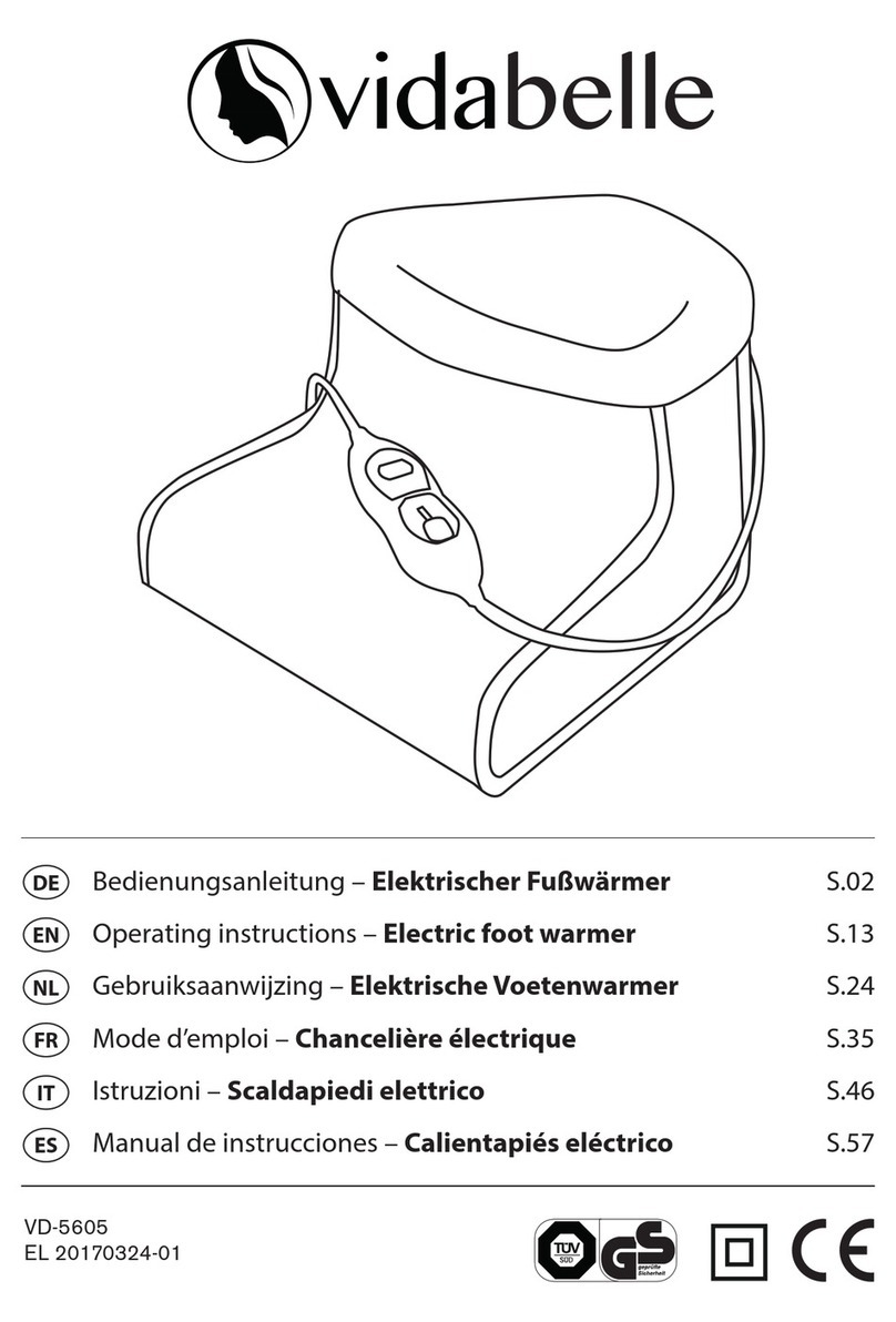 vidabelle VD-5605 operating instructions