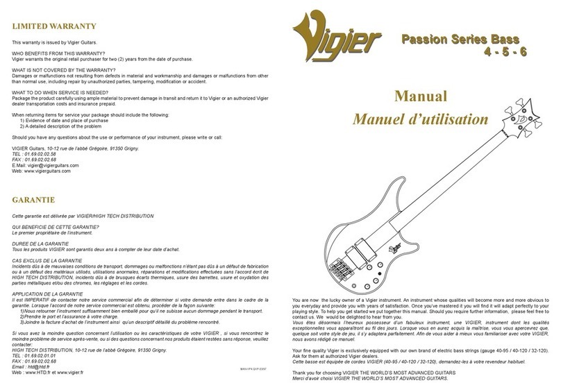 Vigier Passion 4 manual