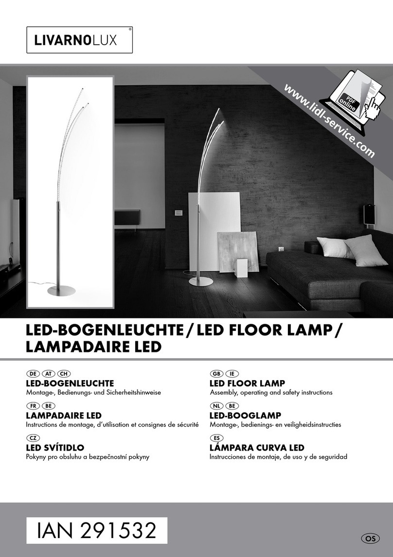 LIVARNO LUX 3000.064.080 Assembly, operating and safety instructions
