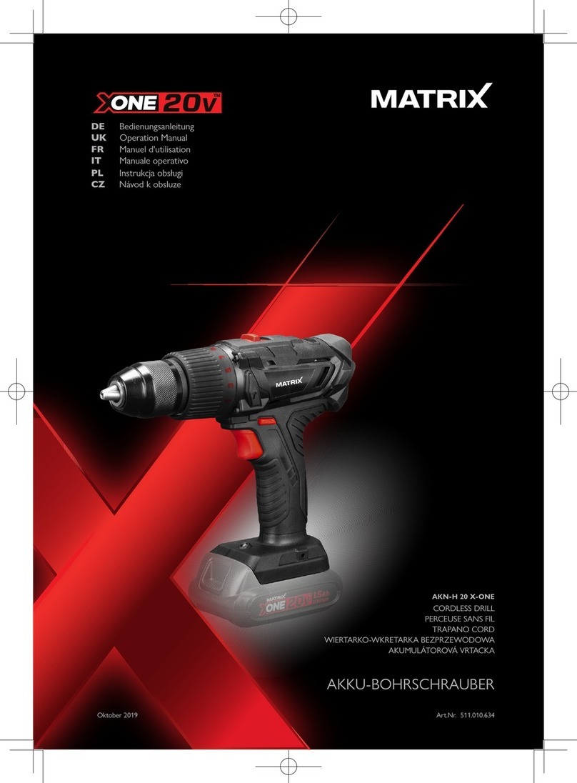Matrix X-ONE AKN-H 20 Operation manual