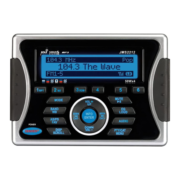 ASA Electronics Jensen JMS2212 User manual
