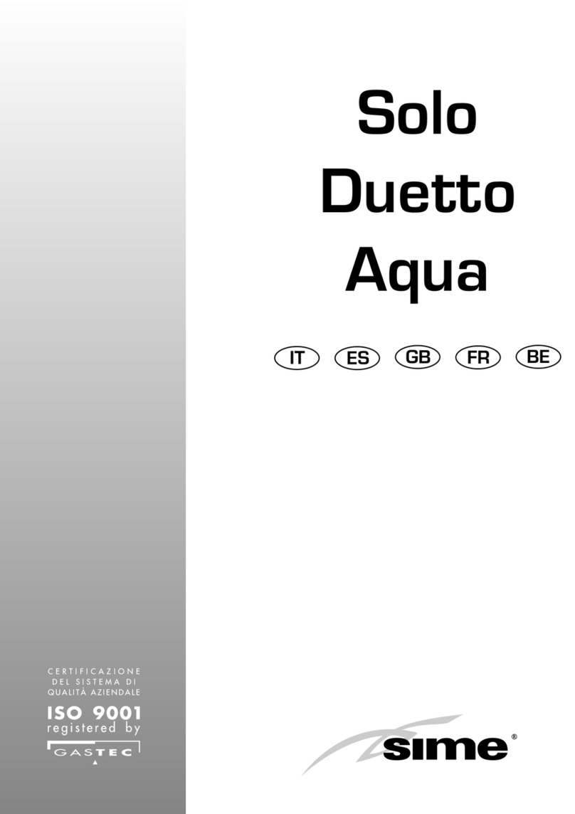 Sime SOLO 20 User manual