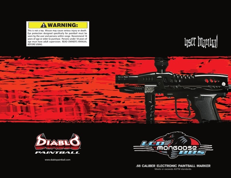 DIABLO PAINTBALL LED MONGOOSE BBS user manual