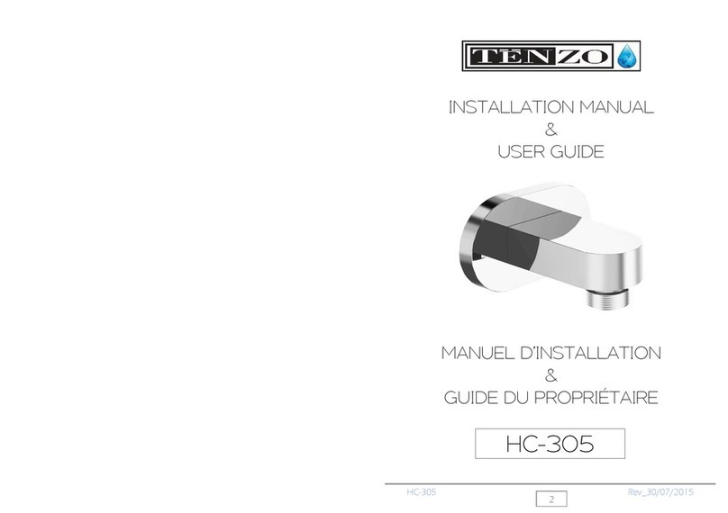 Tenzo HC-305 Installation manual & users guide
