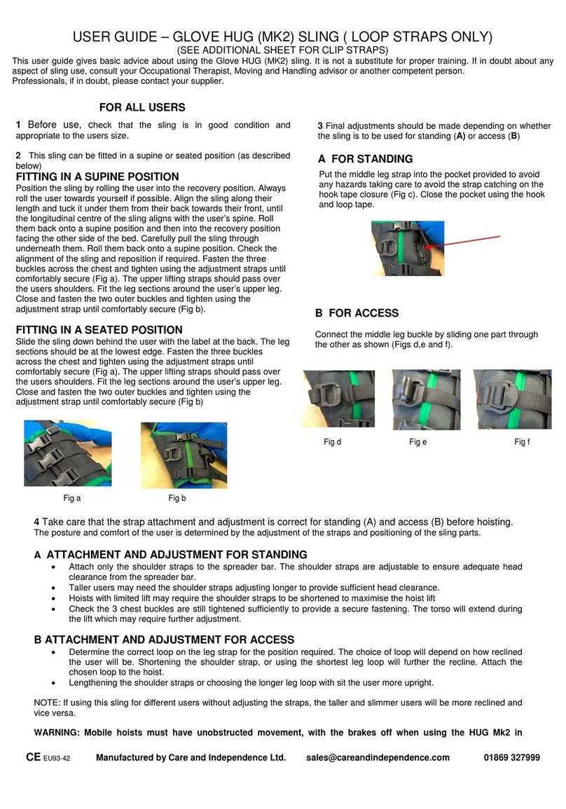 Care & Independence Glove HUG user guide