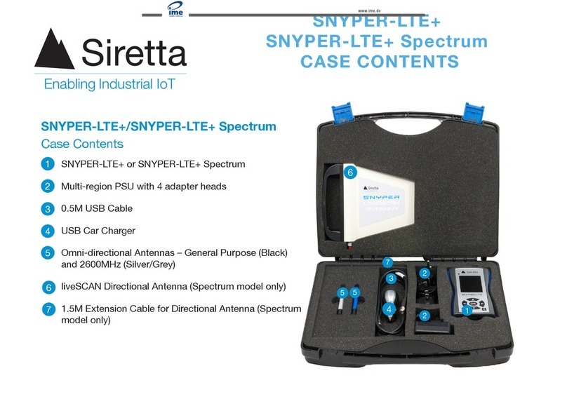 SIRETTA SNYPER-LTE+ quick start guide