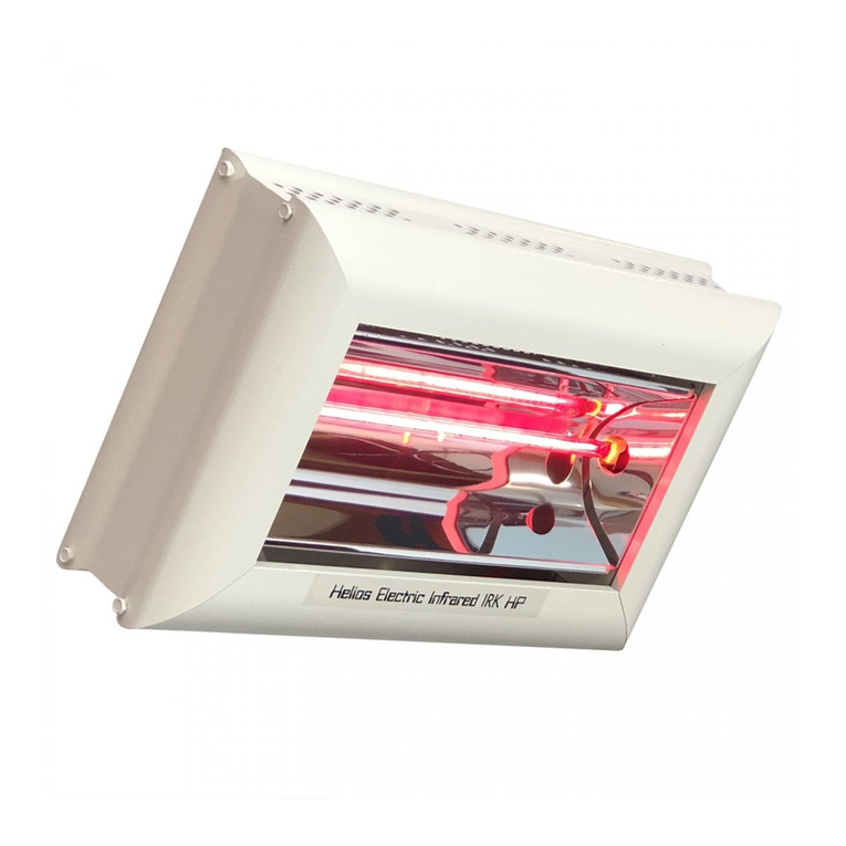 Helios Radiant HP1/10 operating instructions