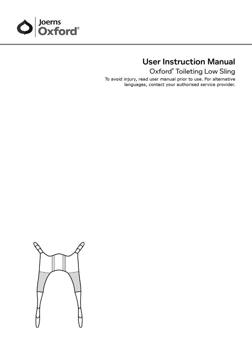 Joerns Healthcare Oxford User instruction manual