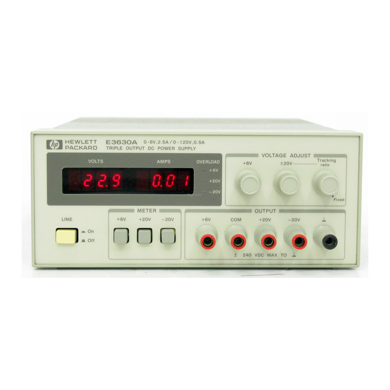 HP E3630A operating manual