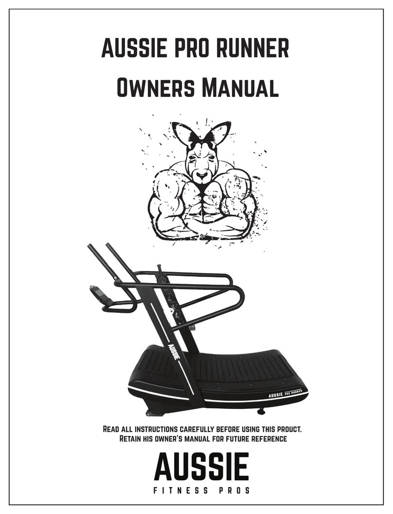 Aussie PRO RUNNER owner's manual