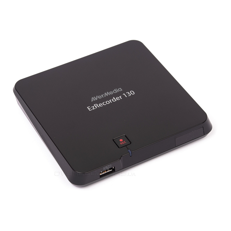 Avermedia EzRecorder 130 manual
