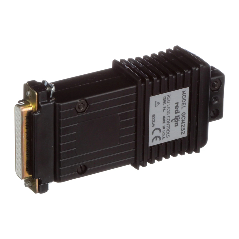 red lion GCM232 User manual red lion GCM232 User manual
