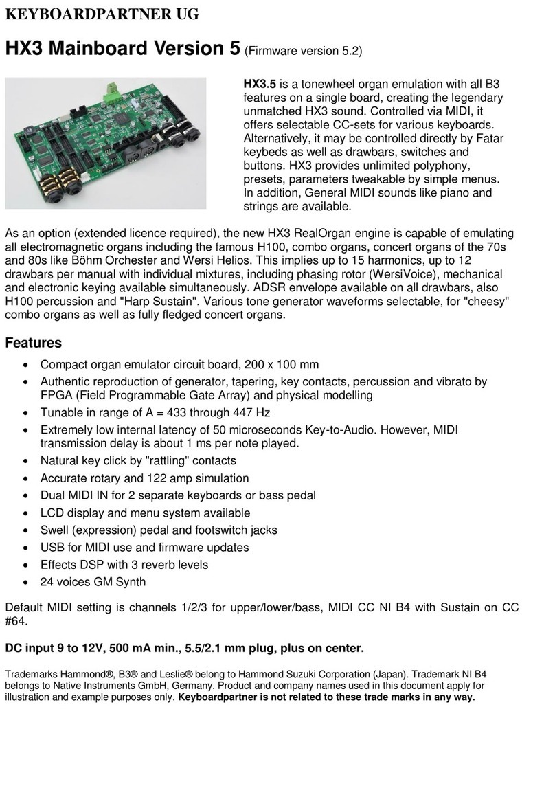 KEYBOARDPARTNER HX3.5 WiFi Module manual