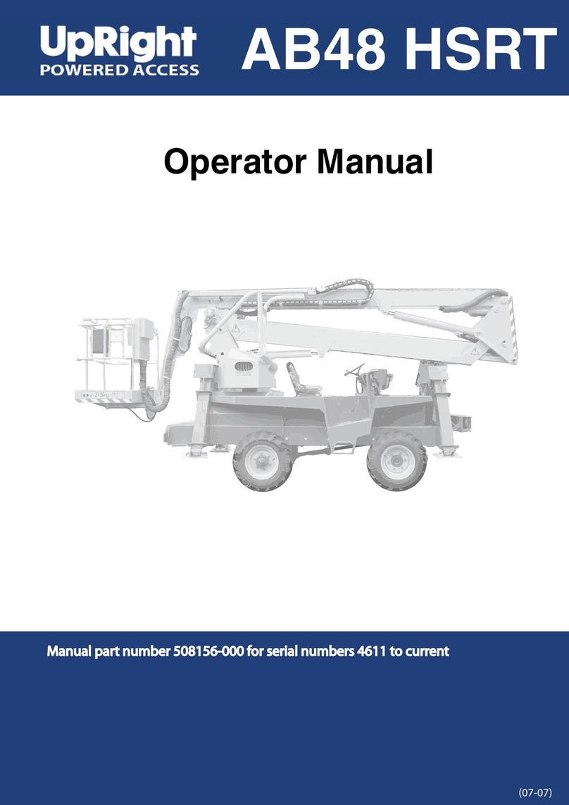 Upright AB48 HSRT Operator's manual