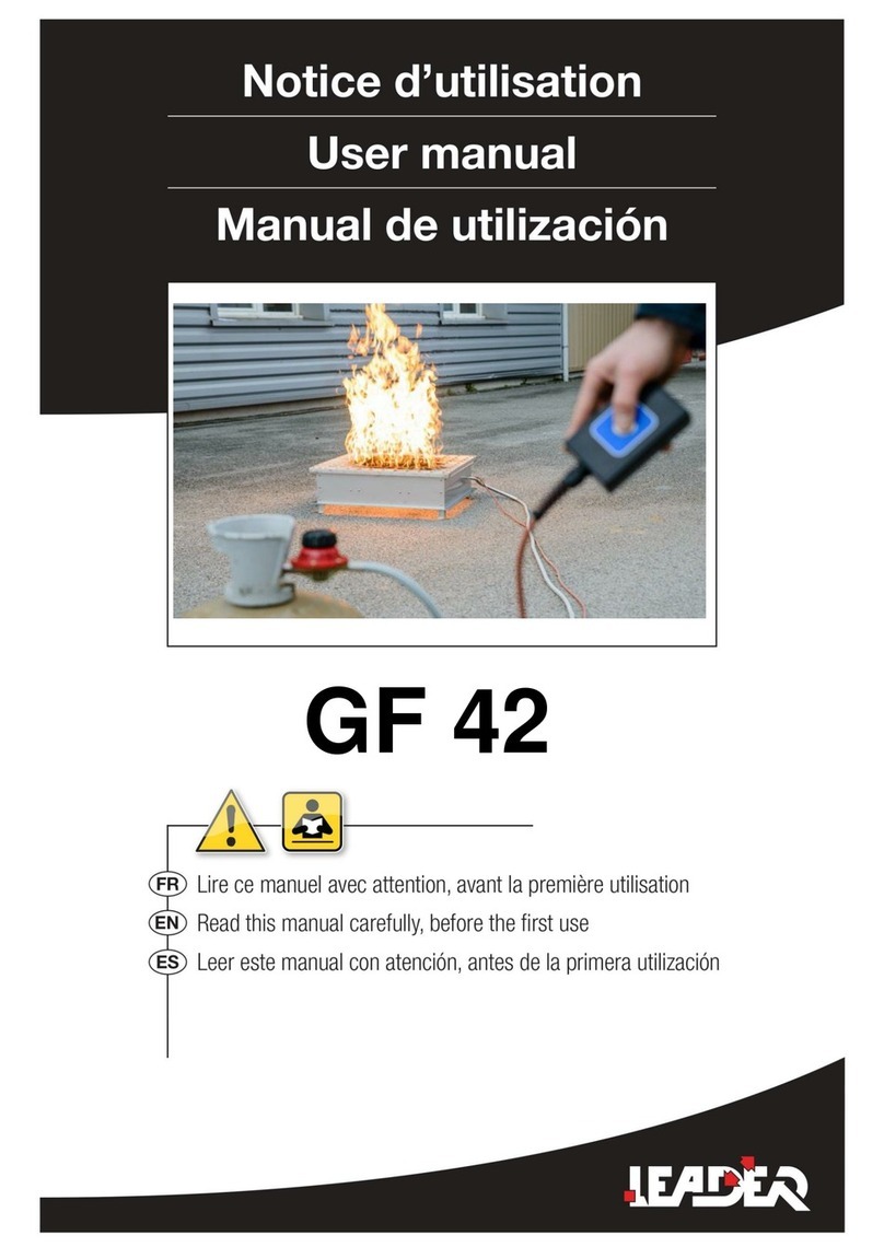 Leader GF 42 user manual