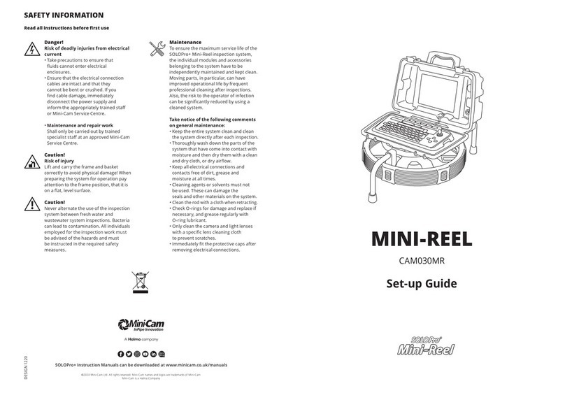 Mini?Cam SoloPro+ CAM030MR User manual
