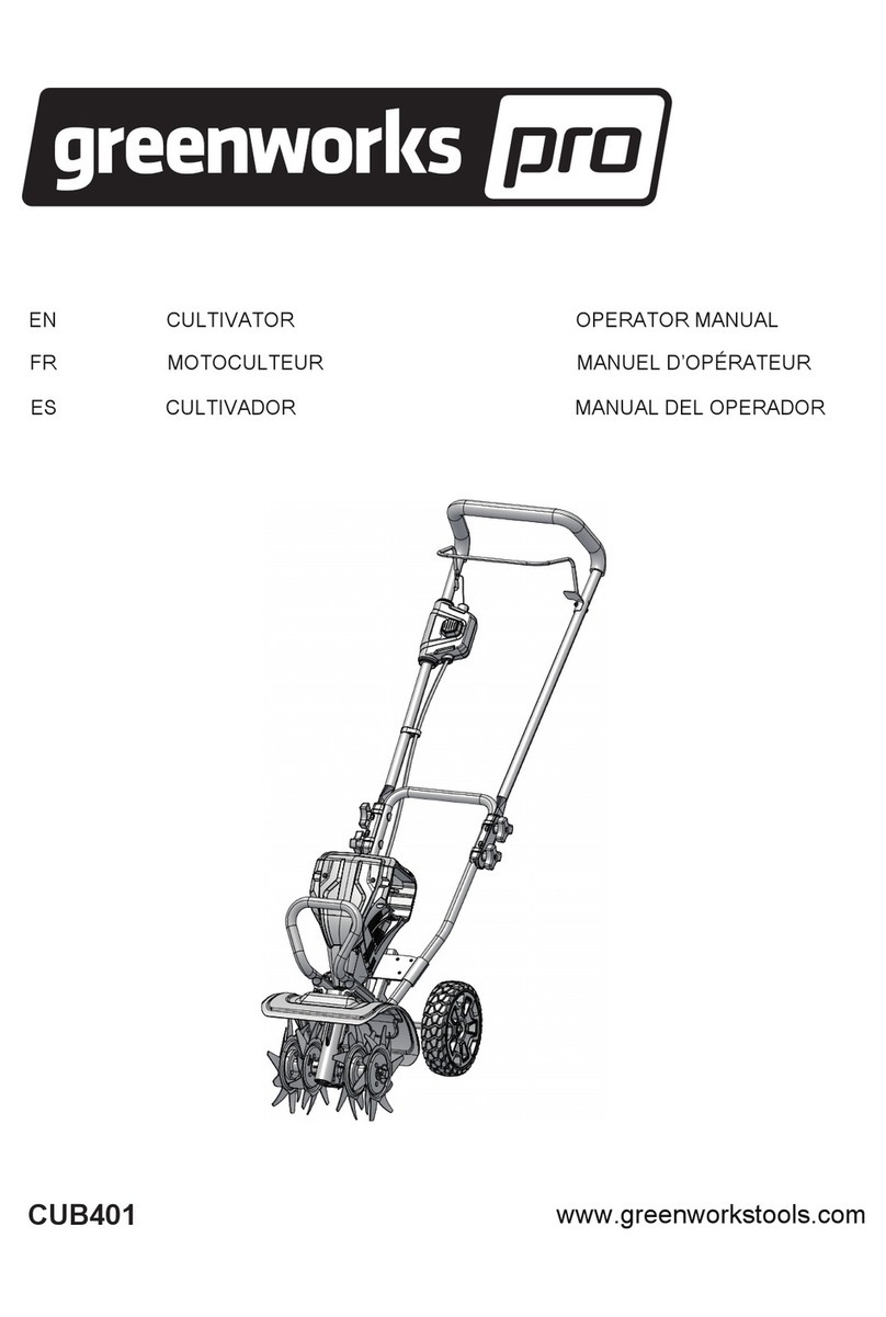 GreenWorks Pro CUB401 User manual