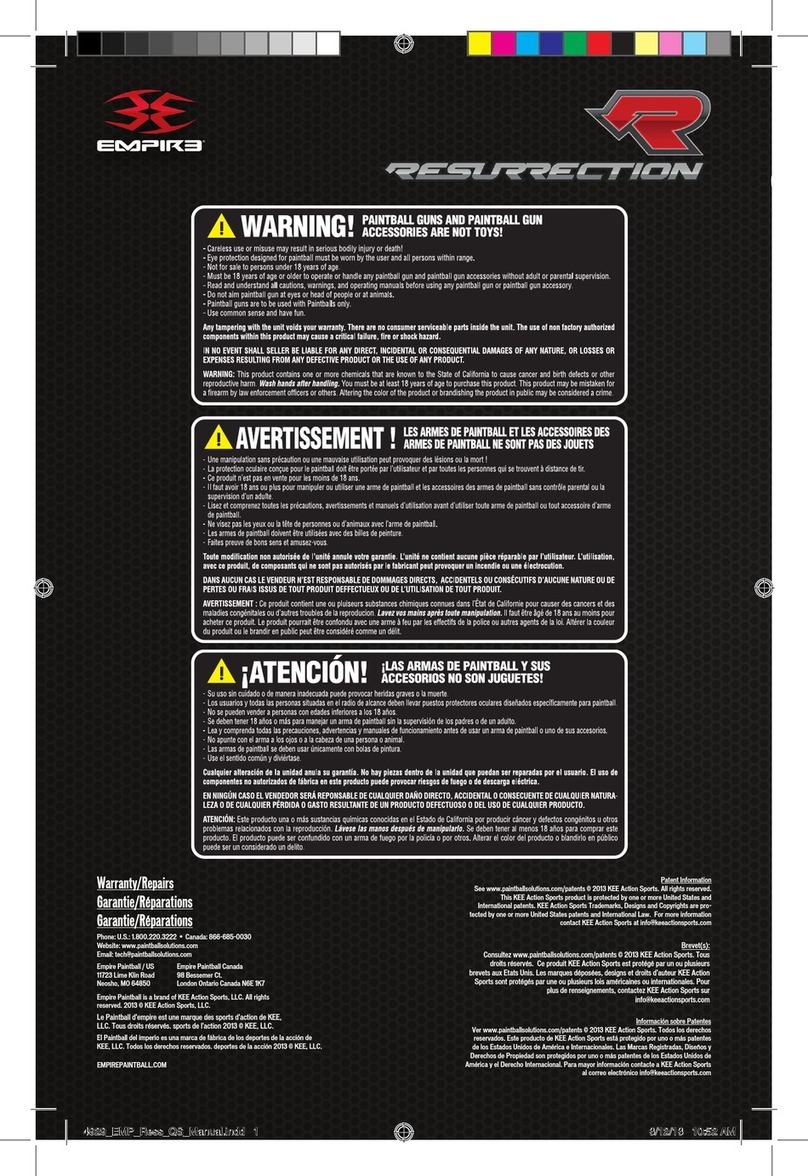 Empire RESURRECTION Instruction manual