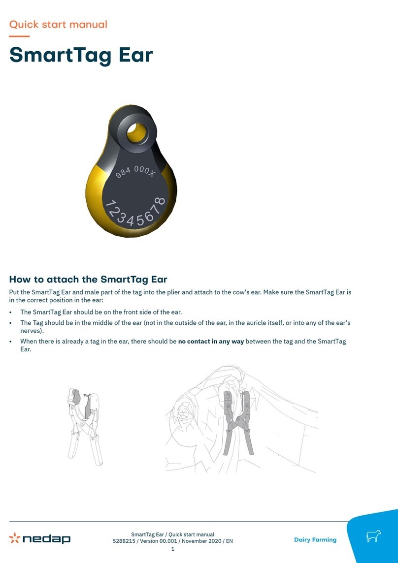 Nedap SmartTag Ear Quick start manual