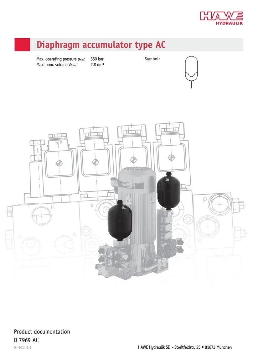 HAWE Hydraulik D 7969 AC Operator's manual